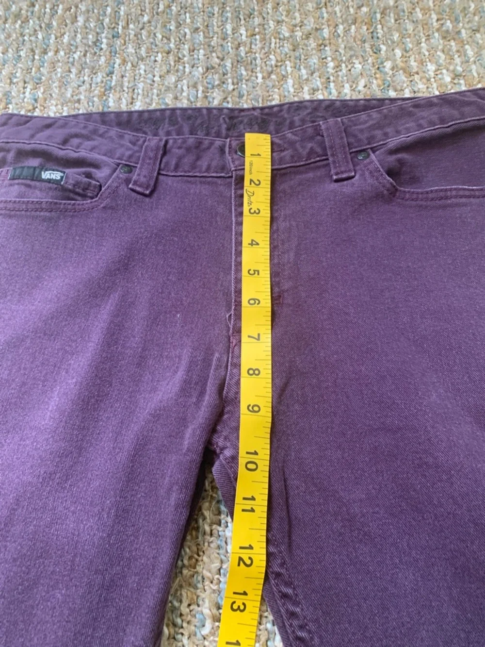 Vans Men's Straight Jeans - Deep Plum